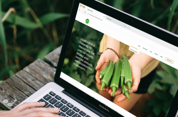Urban Roots Website redesign mockup