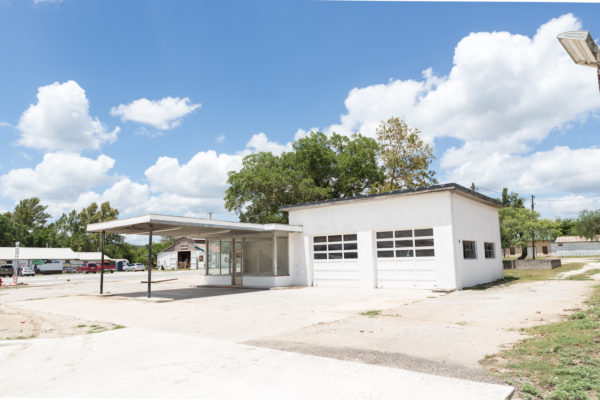 Leakey renovation white building