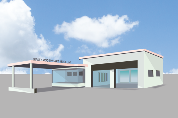 Leakey art museum renovation illustration design