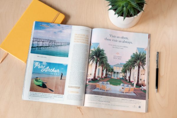 Cinnamon Shore Texas Monthly Advertisement