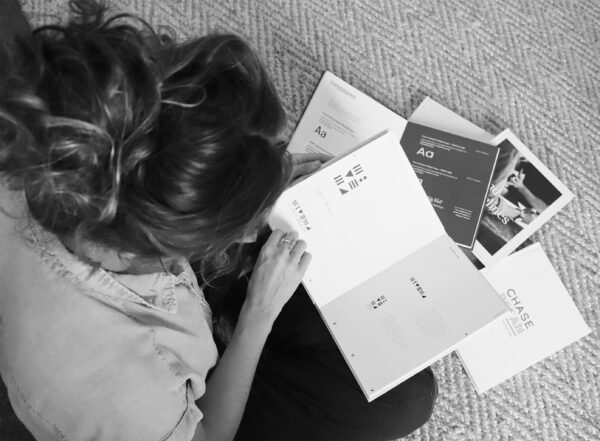 STAV Creative founder Bo Alomes with agency brand book