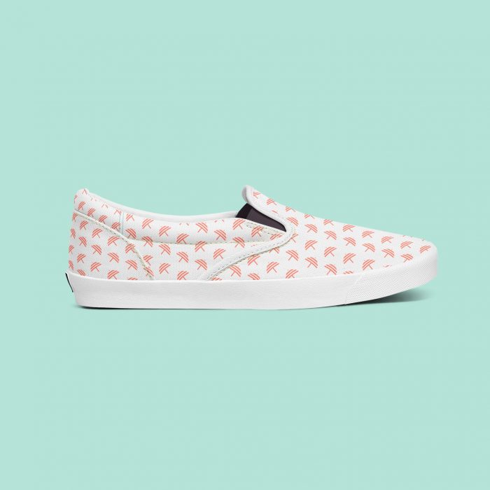 Cinnamon Shore Umbrella Pattern on Vans Shoe