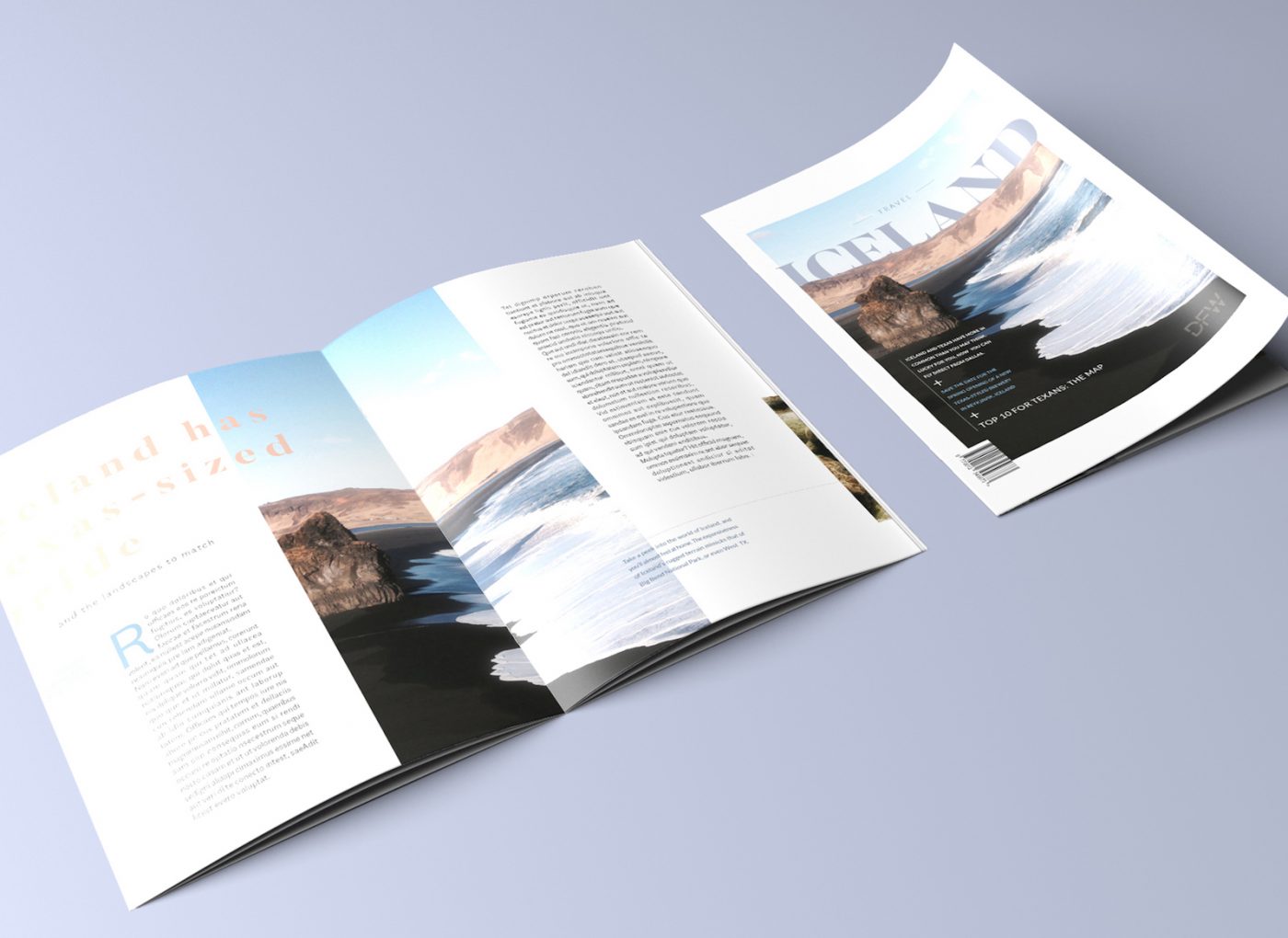 dfw-airport-marketing-campaign-concept Iceland publication design mockup