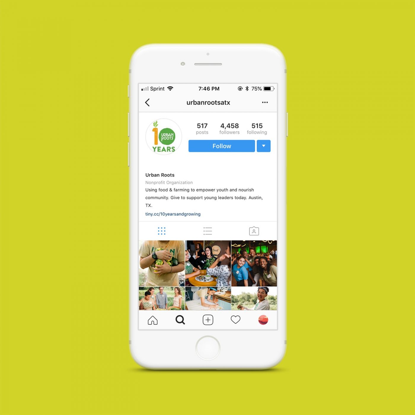 nonprofit-digital-marketing-austin Urban Roots Instagram Feed