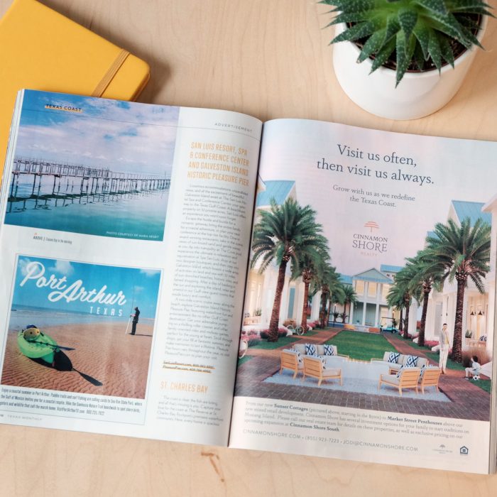 Cinnamon Shore Texas Monthly Advertisement